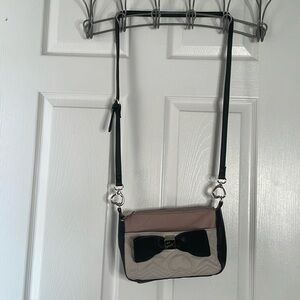 Betsey Johnson bow crossbody handbag